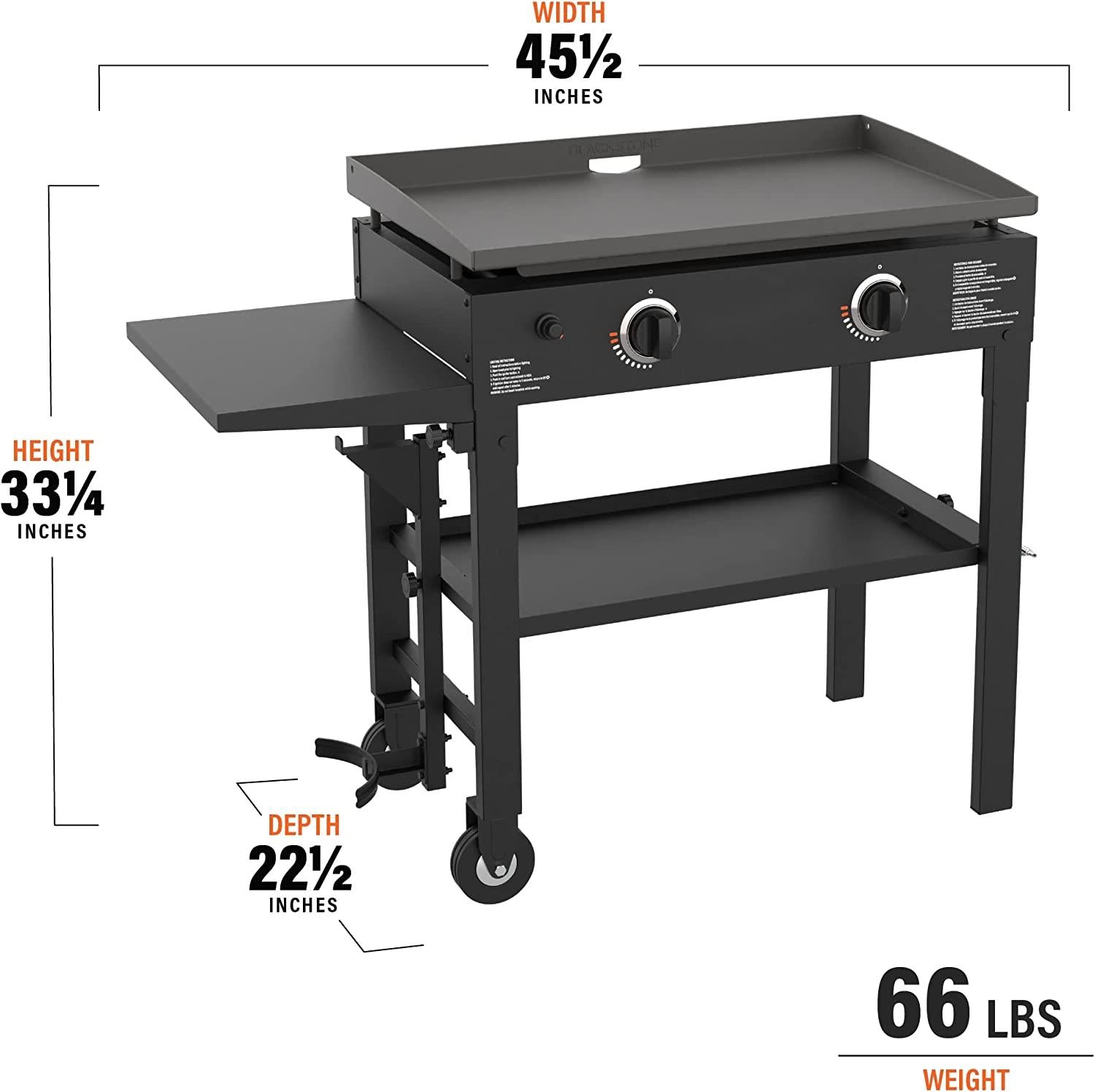 2-Burner 28in Griddle Cooking Station