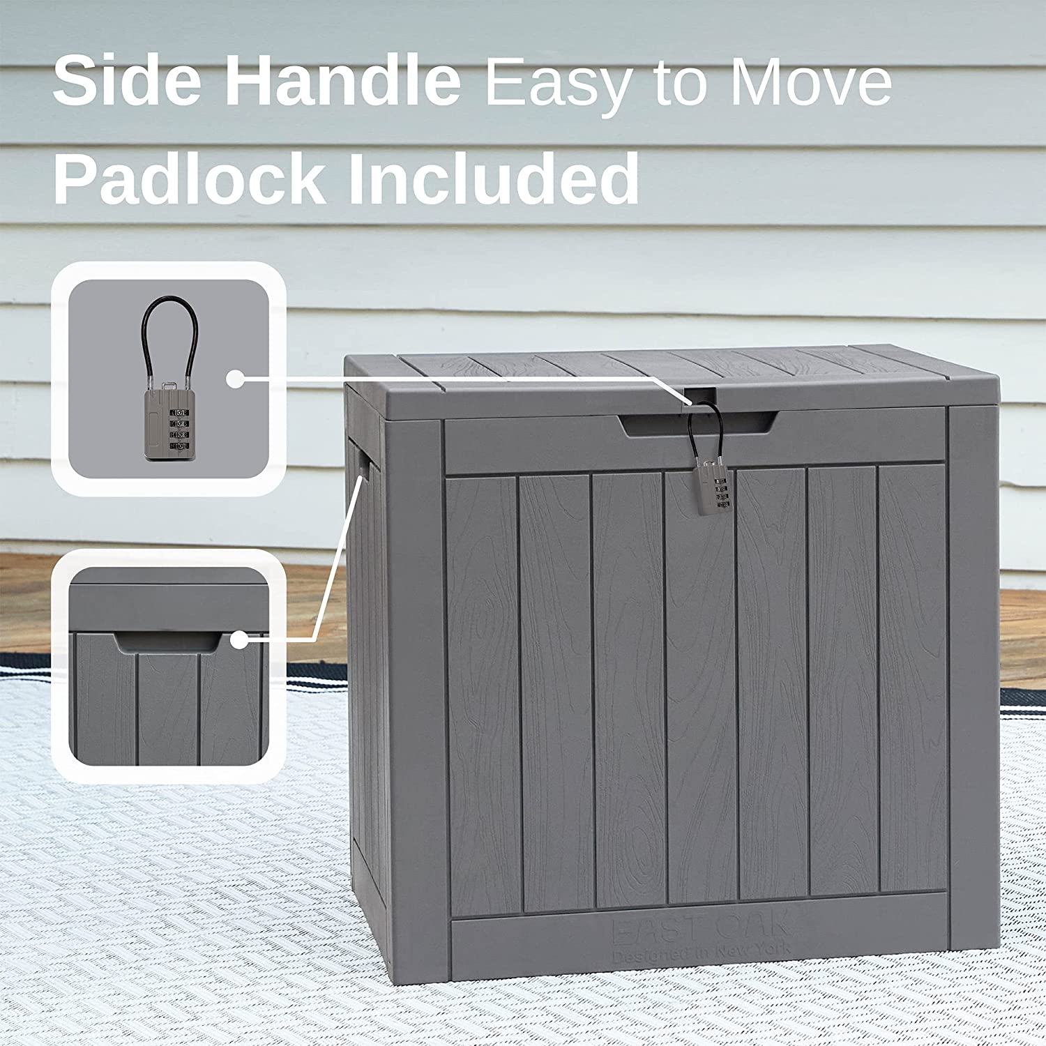 Deck Box 60 Gallon Indoor and Outdoor Storage Box