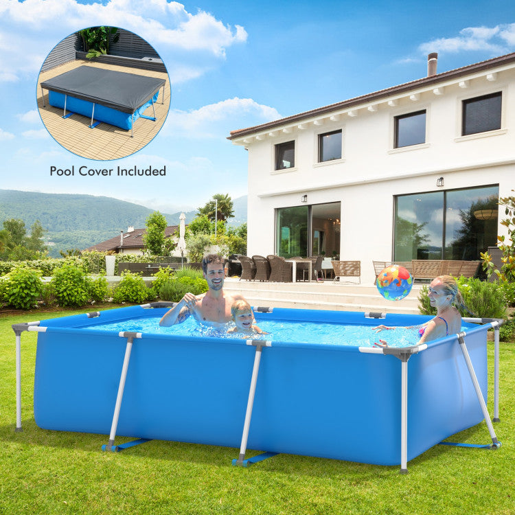 Above Ground Swimming Pool with Pool Cover