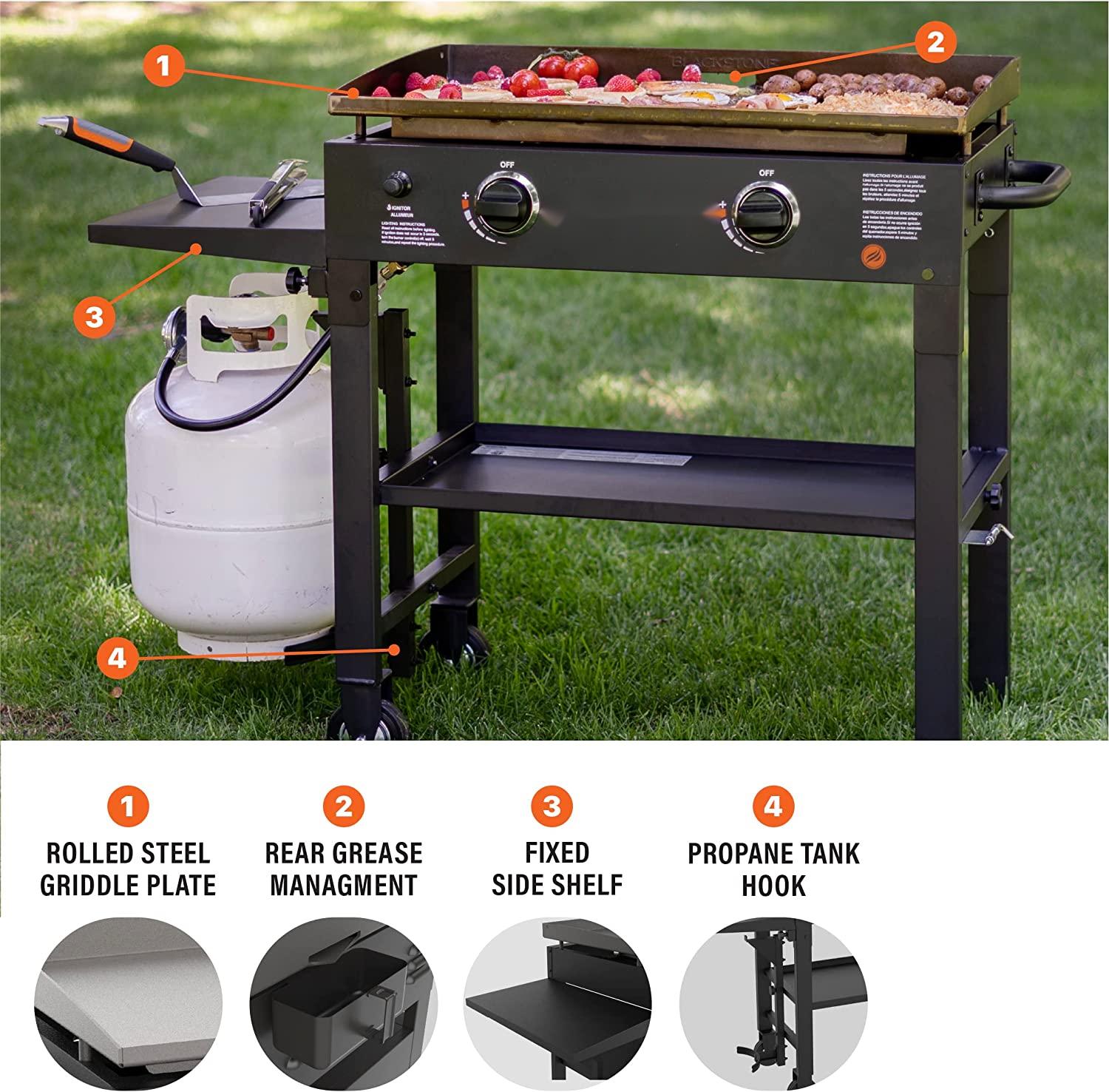 2-Burner 28in Griddle Cooking Station