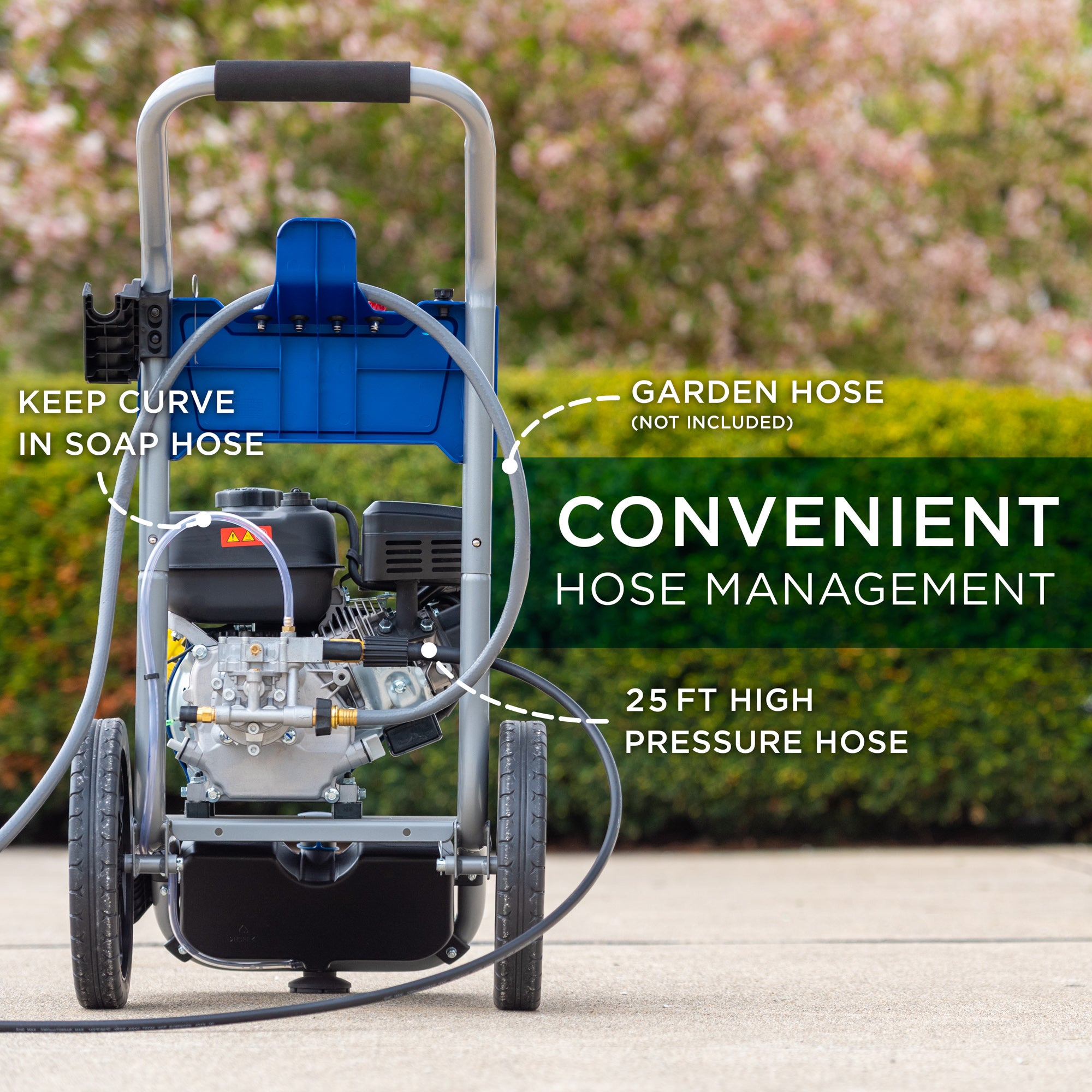 WPX3200 Gas Powered Pressure Washer - 3200 PSI and 2.5 GPM - 5 Nozzle Set