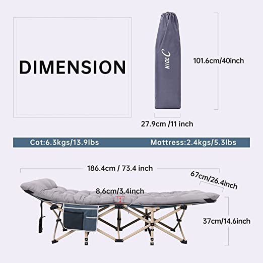 Camping Cot Portable Folding Bed