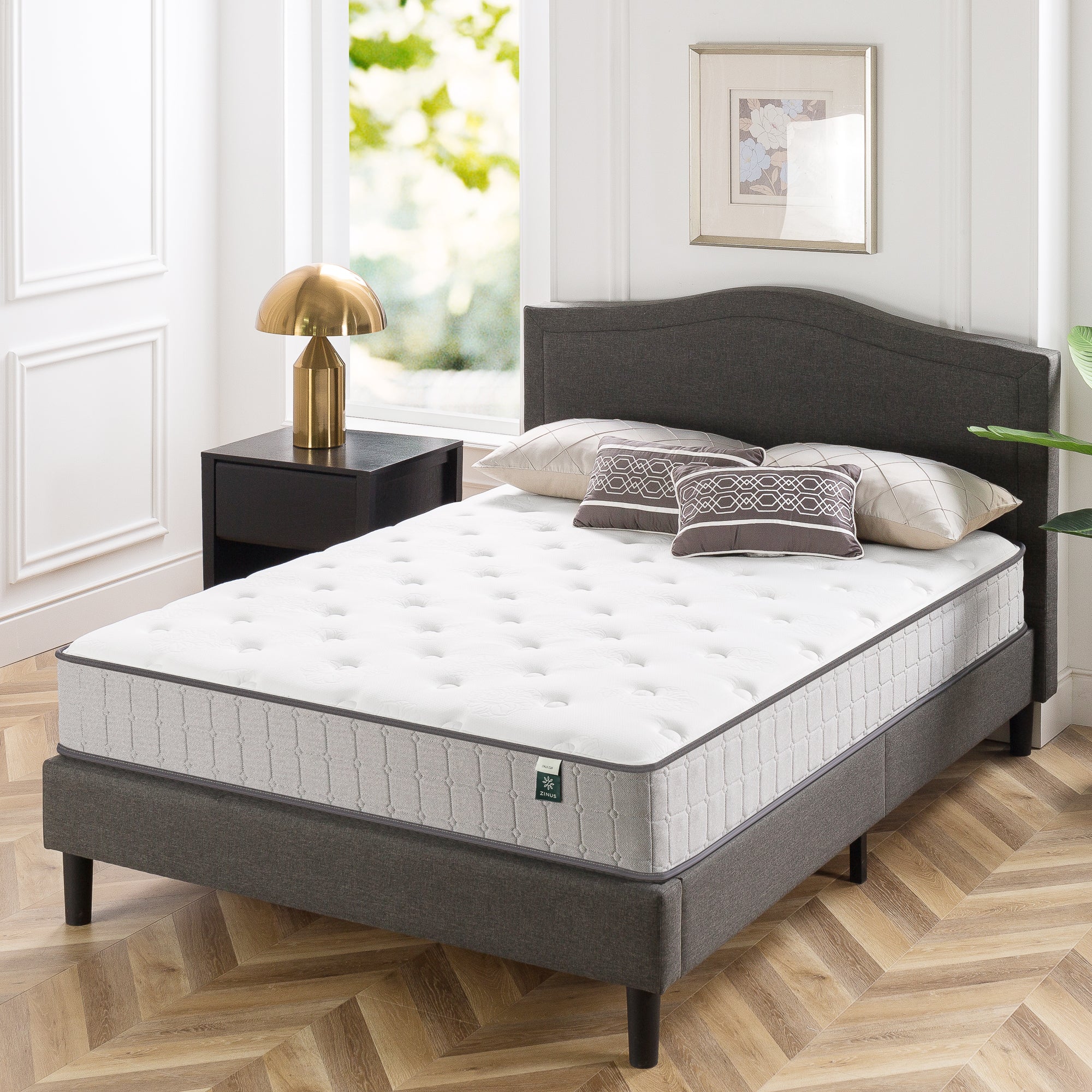 Hybrid of Cooling Gel Memory Foam and Pocket Spring Mattress, Full